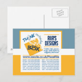 Riia's Design briefkaart (Voorkant / Achterkant)