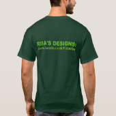 Riia's Design / Denk groen shirt (Achterkant)