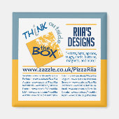 Riia's Design magneet (Voorkant)