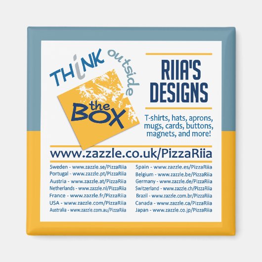 Riia's Design magneet (Voorkant)