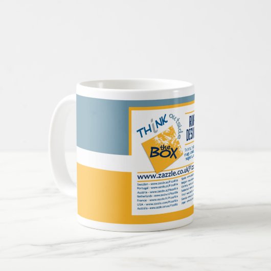 Riia's Design mok (Voorkant links)