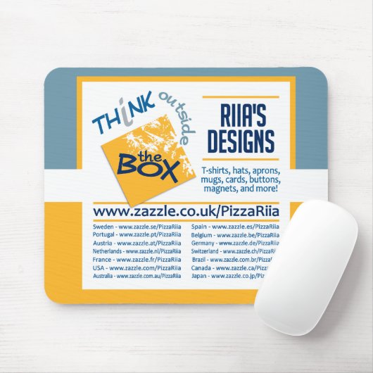 Riia's Design mousepad Muismat (Met muis)