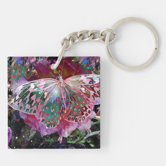 Riing Dawn Butterfly Sleutelhanger (Achterkant)