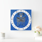 Rij 13-uurs wandklok (Huis)