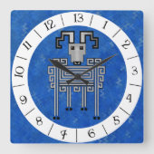 Rij 13-uurs wandklok (Voorkant)