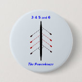 Rij 3 4 5 6 bemanning ronde button 7,6 cm (Voorkant)