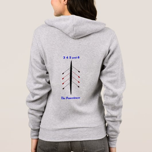 Rij 3 4 5 6 hoodie (Achterkant)