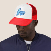 Rij aan! (blauw) trucker pet (In situ)