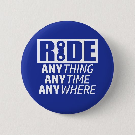 Rij, Alles, Altijd, Overal Ronde Button 5,7 Cm (Voorkant)