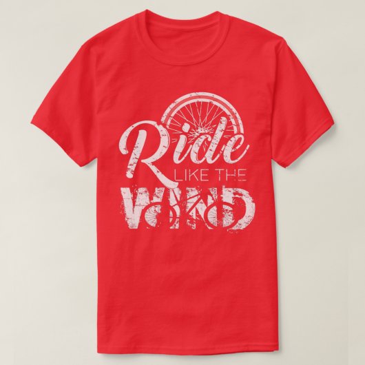 Rij als de wind als de windenergie 2 t-shirt (Design voorkant)
