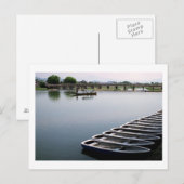 Rij Boats: Arashiyama, Briefkaart van Kyoto (Voorkant / Achterkant)