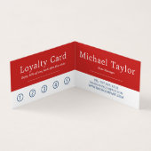 Rij boeken, gedetailleerde logo boekwinkel visitekaartje (Binnen)