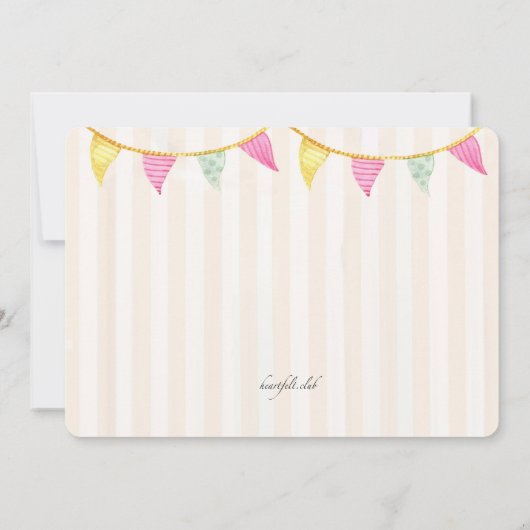 Rij de Carrousel Uitnodiging (Achterkant)