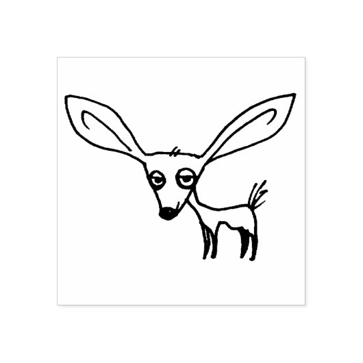 Rij de Chihuahua Rubberstempel (Afrduk)