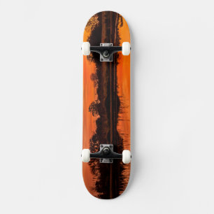 Rij de horizon persoonlijk skateboard