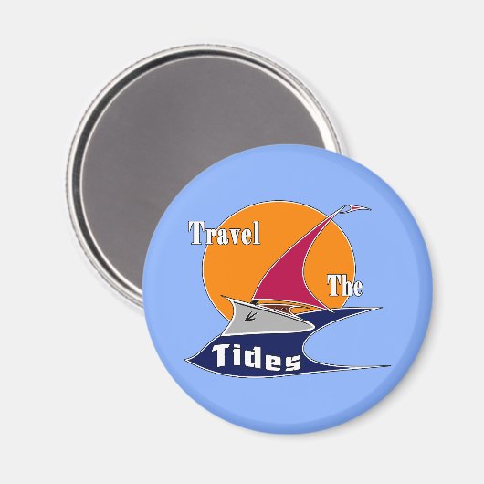 Rij de tij magneet (Voorkant / Achterkant)