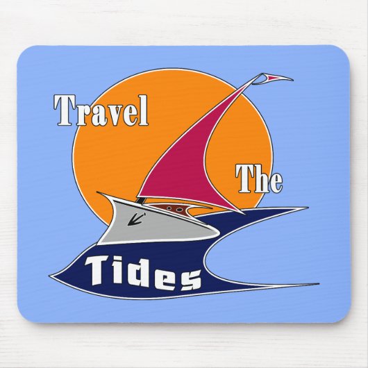 Rij de tij muismat (Voorkant)