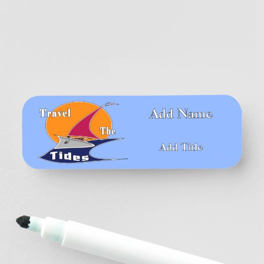 Rij de tij naamplaatje (In situ)