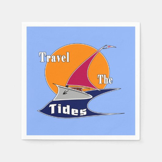 Rij de tij servet (Voorkant)