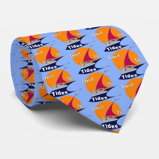 Rij de tij stropdas (Opgerold)