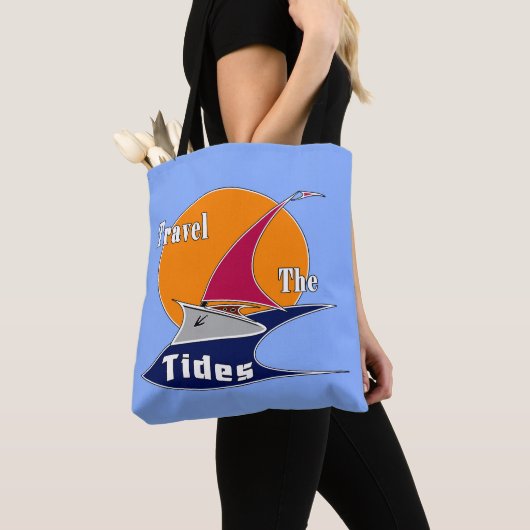 Rij de tij tote bag (Dichtbij)