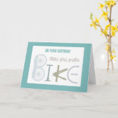 Rij de Trails Mountain Biking General Birthday Kaart (Gele Bloem)