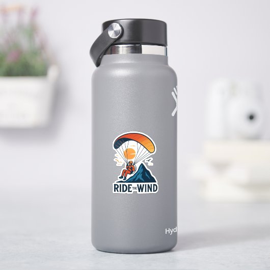 Rij de wind sticker (HydroFlask)