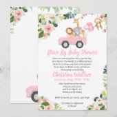 Rij door babydouche voor meisjes kaart (Voorkant / Achterkant)