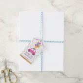Rij door Meisje Verjaardag Sweet Treats Favor Cadeaulabel (Met Touw)