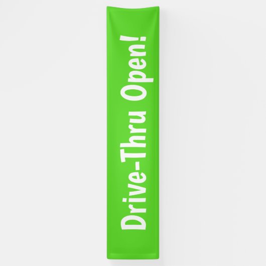 Rij door open! Business Banner (Verticaal)