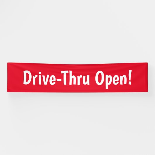 Rij door open! Business Banner (Horizontaal)