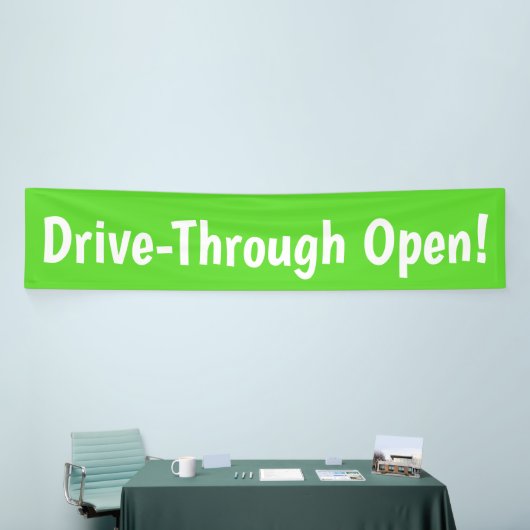 Rij door open! Business Banner (Beurs)