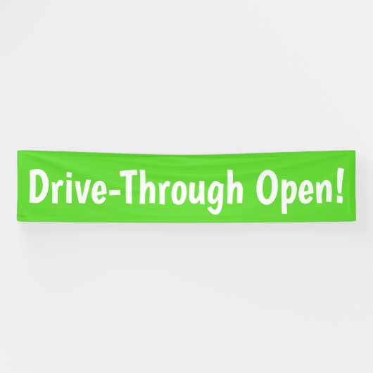 Rij door open! Business Banner (Horizontaal)