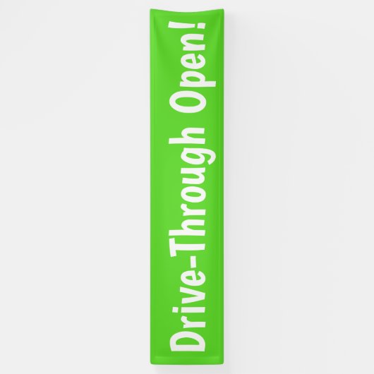 Rij door open! Business Banner (Verticaal)