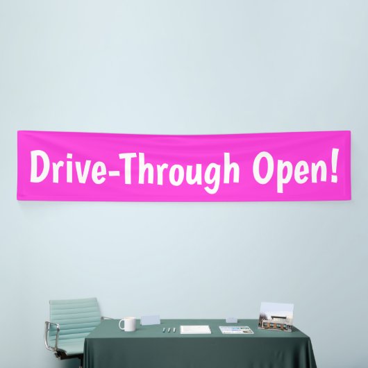 Rij door open! Business Banner (Beurs)