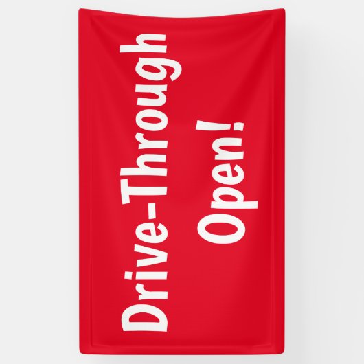 Rij door open! Business Banner (Verticaal)