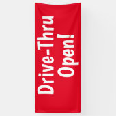 Rij door open! Business Banner (Verticaal)
