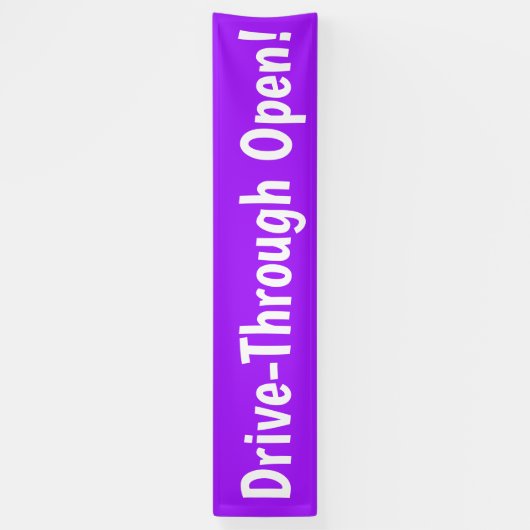 Rij door open! Business Banner (Verticaal)