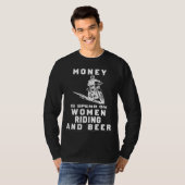Rij & Feest! Grappige 'De Meeste van Mijn Geld Gee T-shirt (Voorkant volledig)