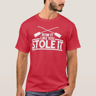 Rij het alsof je het roebelend cadeau tegenhoudt t-shirt