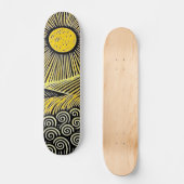 Rij het gouden uur persoonlijk skateboard (Voorkant)