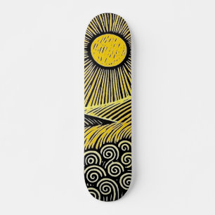 Rij het gouden uur persoonlijk skateboard