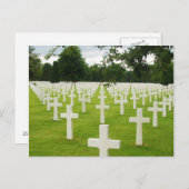 Rij hoofdstenen nationaal kerkhof Arlington Briefkaart (Voorkant / Achterkant)