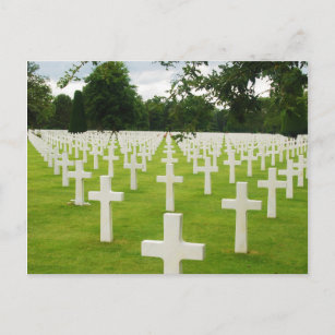 Rij hoofdstenen nationaal kerkhof Arlington Briefkaart