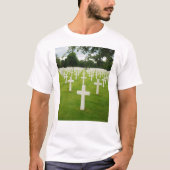 Rij hoofdstenen nationaal kerkhof Arlington T-shirt (Voorkant)