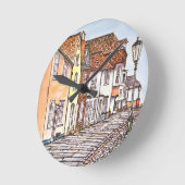 Rij Huizen Ronde Klok (Hoek)