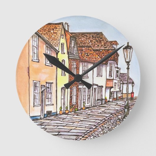 Rij Huizen Ronde Klok (Voorkant)