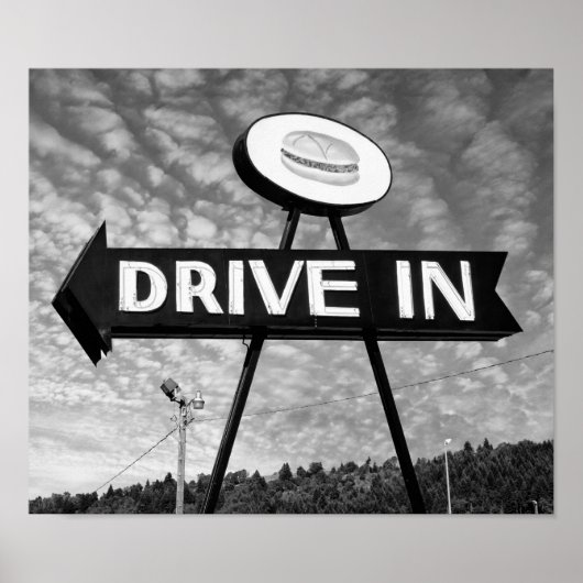 Rij in brand poster (Voorkant)