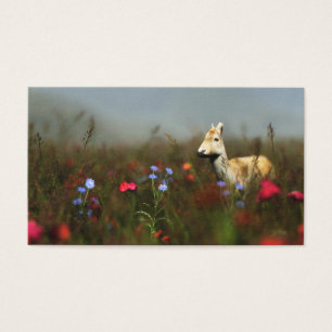 Rij in een Bladwijzer van de Beemdarm Visitekaartjes