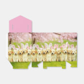 Rij Konijn Puppy's Bedankdoosjes (Uitgevouwen)